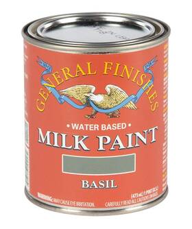 General Finishes 606016104574 Water Based Milk Paint 1 Pint Basil