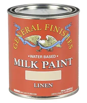 General Finishes 606016104659 Premium Self Sealing Linen Paint 32 Fl Oz High Adhesion For Furniture Refinis