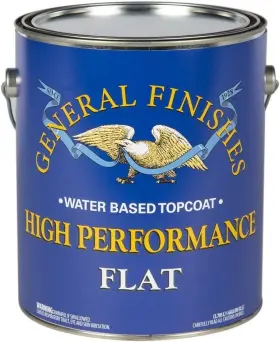 General Finishes 606016109340 High Performance Water Based Topcoat 1 Gallon Flat