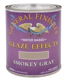 General Finishes 606016110872 Water Based Glaze Effects 1 Quart Smokey Gray