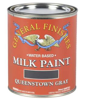 General Finishes 606016111251 Water Based Milk Paint 1 Quart Queenstown Gray