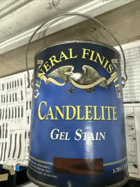 General Finishes 606016111589 Brown Mahogany Gel Stain Quart