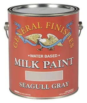General Finishes 606016111626 Seagull Gray 128 Fl Oz Furniture Paint Self Sealing Durable Interior Exterior