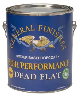 General Finishes 606016120994 High Performance Water Based Topcoat 1 Gallon Dead Flat