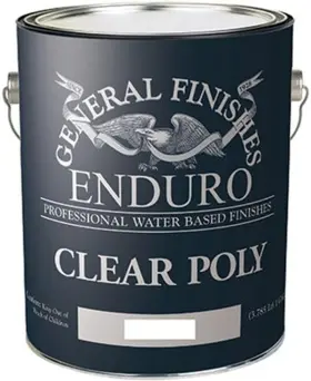B036-l General Finishes Enduro Water Based Clear Poly 1 Gallon Gloss