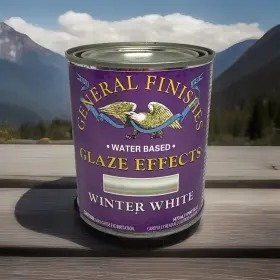 B069-l General Finishes Genral Water Based Glaze Effects Winter White Pint