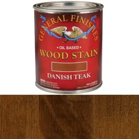 B138-ul General Finishes Danish Teak Quart Gf Wood Stain