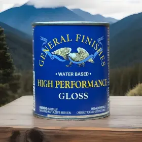 B153-l General Finishes High Performance Water Based Polyurethane Gloss Pint