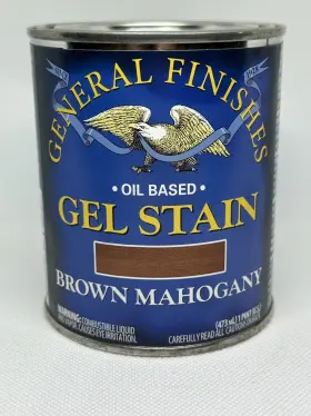 B256-ul General Finishes Brown Mahogany Gel Stain Pint