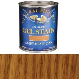 B263-ul General Finishes American Oak Gel Stain Quart