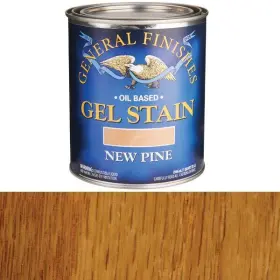 B266-ul General Finishes New Pine Gel Stain Quart