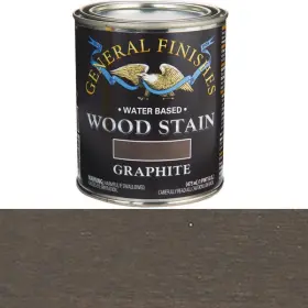 B335-l General Finishes Wood Stain Water Based Graphite Pint