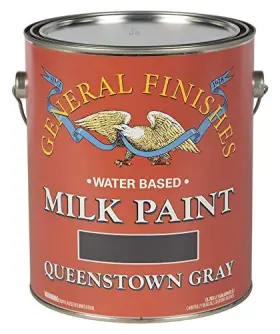 B436-l General Finishes Queenstown Gray Premium Furniture Paint 128 Fl Oz Self Sealing Durable Finish