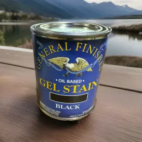 B465-ul General Finishes Gel Stain Black Pint