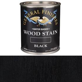 General Finishes B533-l Water Based Wood Black Stain Quart