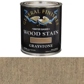 B640-l General Finishes Wood Stain Water Based Graystone Quart