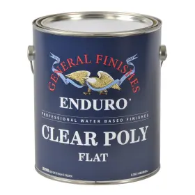 Gf-cp-1 General Finishes Gf-cpf1 Flat 1 Gallon Interior Clear Water Base Poly