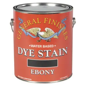 Gf-dse-1 General Finishes Gf-ds-1 1 Gallon Interior Dye Stain Water Base - Ebony