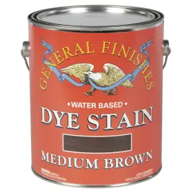 Gf-dsmb-1 General Finishes Gf-ds-1 1 Gallon Interior Dye Stain Water Base - Brown