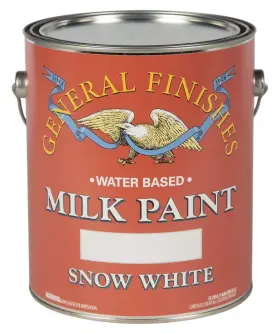 Mp.sw.1 General Finishes Water Based Milk Paint 1 Gallon Snow White