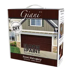 Giani 856512007286 Wood Look Paint Kit For Garage Doors Royal Mahogany