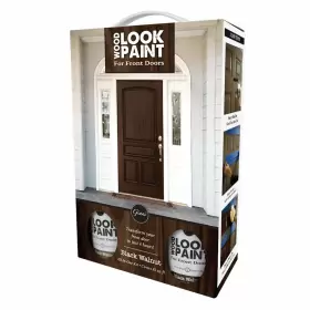 Giani 856512007453 Wood Look Paint Kit For Front And Interior Doors Black Walnut