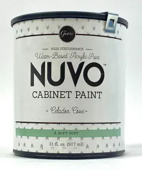 Giani Granite 856512007002 Nuvo Celadon Cove Cabinet Paint 31 Oz Easy Application Fast Drying