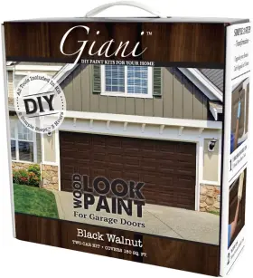 Giani Inc. 445022955908 Wood Look Paint Kit For Garage Doors Black Walnut