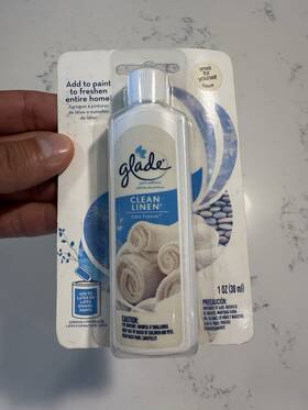 Glade 182303000137 Clean Linen Scented Paint Additive For Latex /latex Enamel 1 Oz
