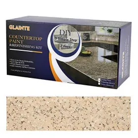 Glainte 714422025533 Granite Countertop Paint Kit - Sand Counter Top Refinishing For Kitchen B