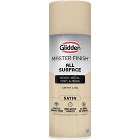 Glidden 00474787 Satin All Surface Spray Paint And Primer - 12 Oz. Earthy Cane Color