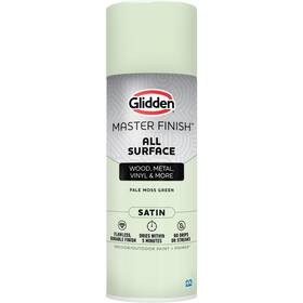 Glidden 00474791 Satin Pale Moss Green Spray Paint And Primer For Interior/exterior Use