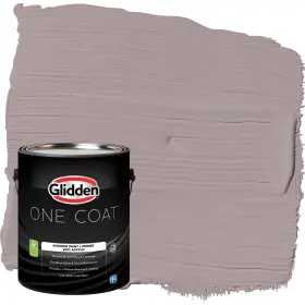 Glidden 191894747840 Interior Paint Primer Purple/coffee Custard Coat Flat 1-gallon