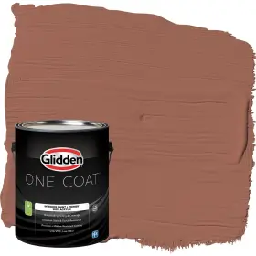 Glidden 191894750222 Interior Paint Primer Orange/apple Brown Betty Coat Flat 1-gallon