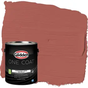 Glidden 191894750901 Interior Paint Primer Red/pizza Pie Coat Flat 1-gallon