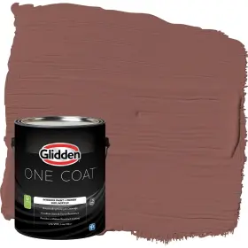 Glidden 191894750918 Interior Paint Primer Red/raspberry Truffle Coat Flat 1-gallon