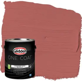 Glidden 191894750963 Interior Paint Primer Red/sienna Red Coat Flat 1-gallon