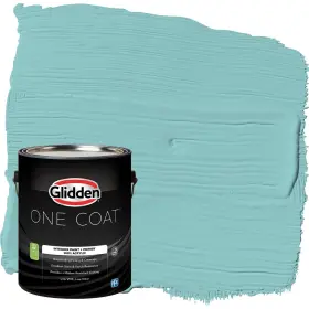Glidden 191894754251 Interior Paint Primer Teal/aqua /aqua Fiesta One Coa