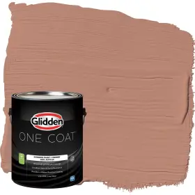 Glidden 191894840435 Interior Paint Primer Orange/big Cypress Coat Eggshell 1-gallon