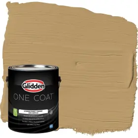 Glidden 191894840756 Interior Paint Primer Beige/golden Granola One Coat Eggshell 1-