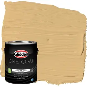 Glidden 191894840855 Interior Paint Primer Beige/honey Bunny One Coat Eggshell 1-gallon