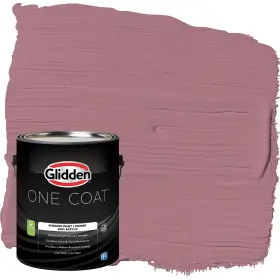 Glidden 191894840916 Interior Paint Primer Pink/mauve Madness One Coat Eggshell 1-gallon