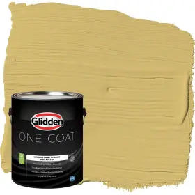 Glidden 191894841142 Interior Paint Primer Yellow /spicy Mustard Coat Eggshell