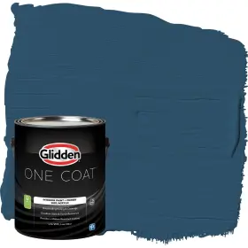 Glidden 191894842088 Interior Paint Primer Blue/blue Lava One Coat Eggshell 1-gallon
