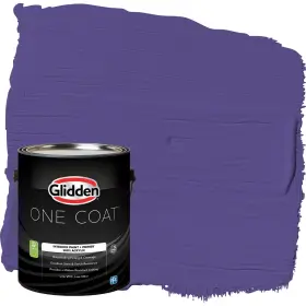 Glidden 191894842231 Interior Paint Primer Purple/eggplant Coat Eggshell 1-gallon