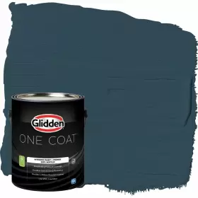 Glidden 191894842491 Interior Paint Primer Blue/sailors Coat One Eggshell 1-ga