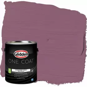 Glidden 191894842576 Interior Paint Primer Purple/victorian Plum One Coat Eggshell 1-gallon