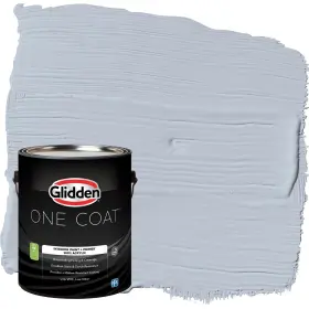 Glidden 191894844556 Interior Paint Primer Blue/blue Dolphin One Coat Semi-gloss 1-g