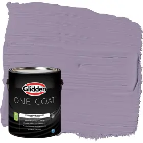 Glidden 191894847885 Interior Paint Primer Purple/smoky Grape One Coat Semi-gloss 1-