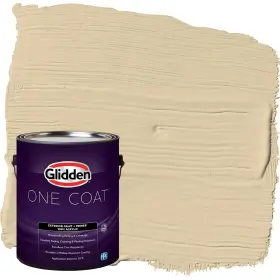 Glidden 191894919926 Exterior Paint Primer Beige/cookie Dough Coat Semi-gloss 1-gallon